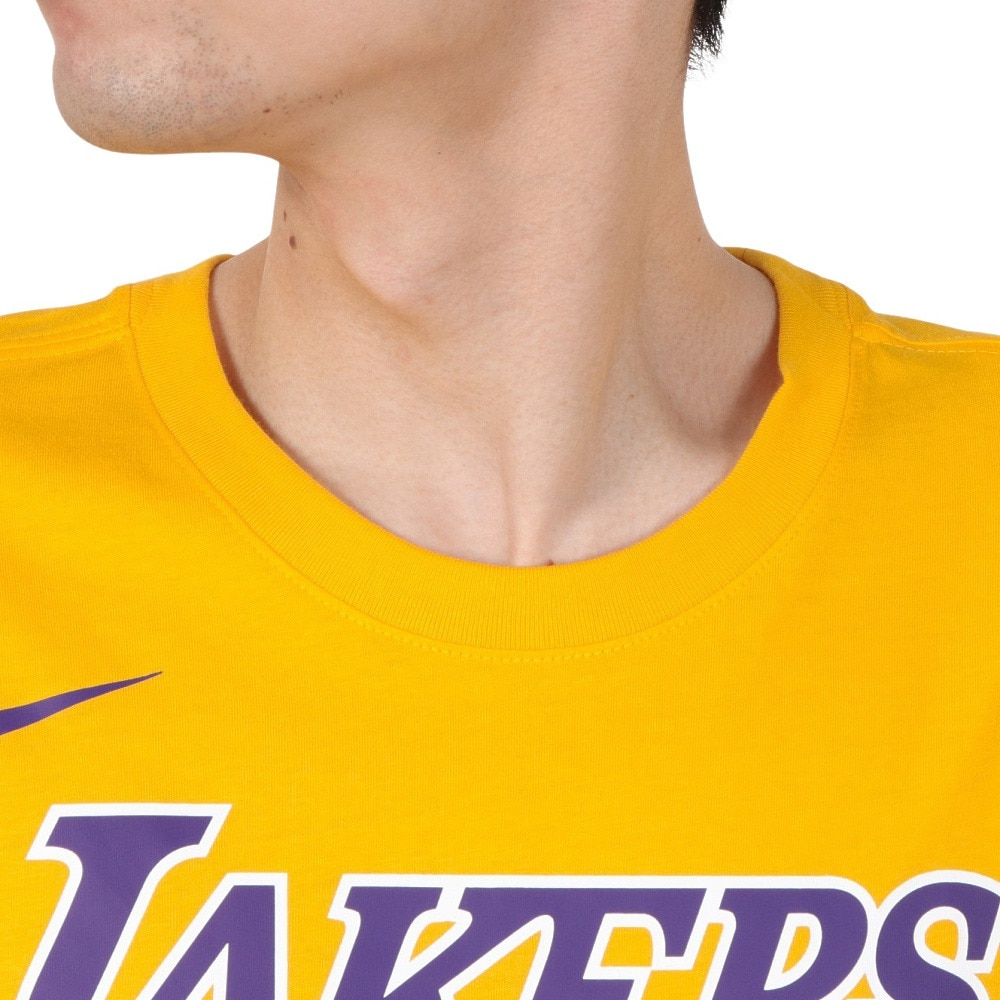 ナイキ（NIKE）（メンズ）バスケットボールウェア NBA ロサンゼルス レイカーズ Tシャツ DR6380-734