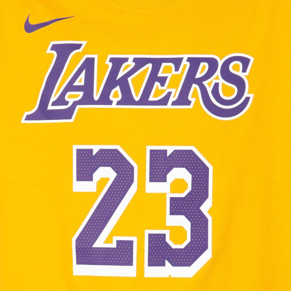 ナイキ（NIKE）（メンズ）バスケットボールウェア NBA ロサンゼルス レイカーズ Tシャツ DR6380-734