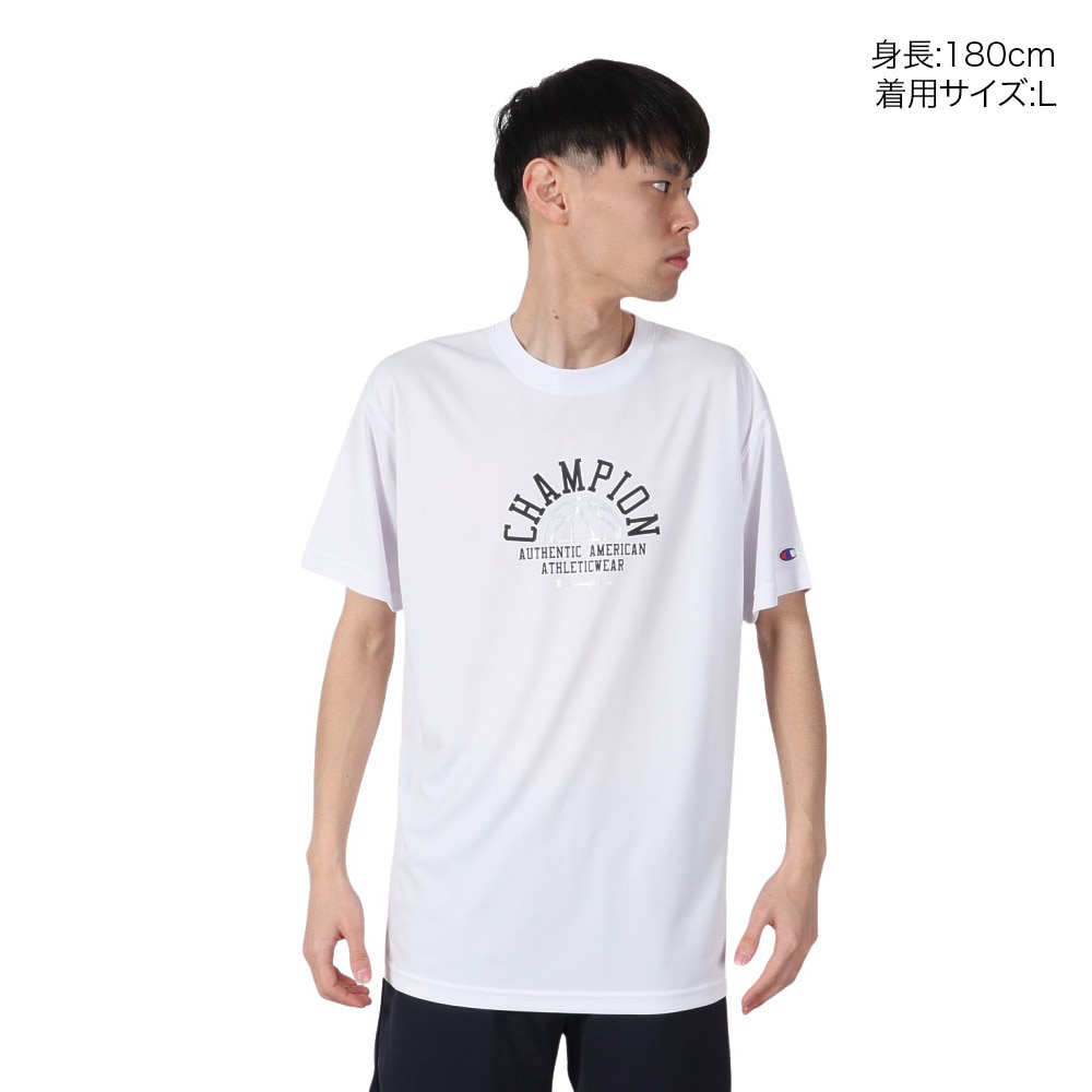 チャンピオン（CHAMPION）（メンズ）バスケットボールウェア 半袖Tシャツ C3-BB318 010