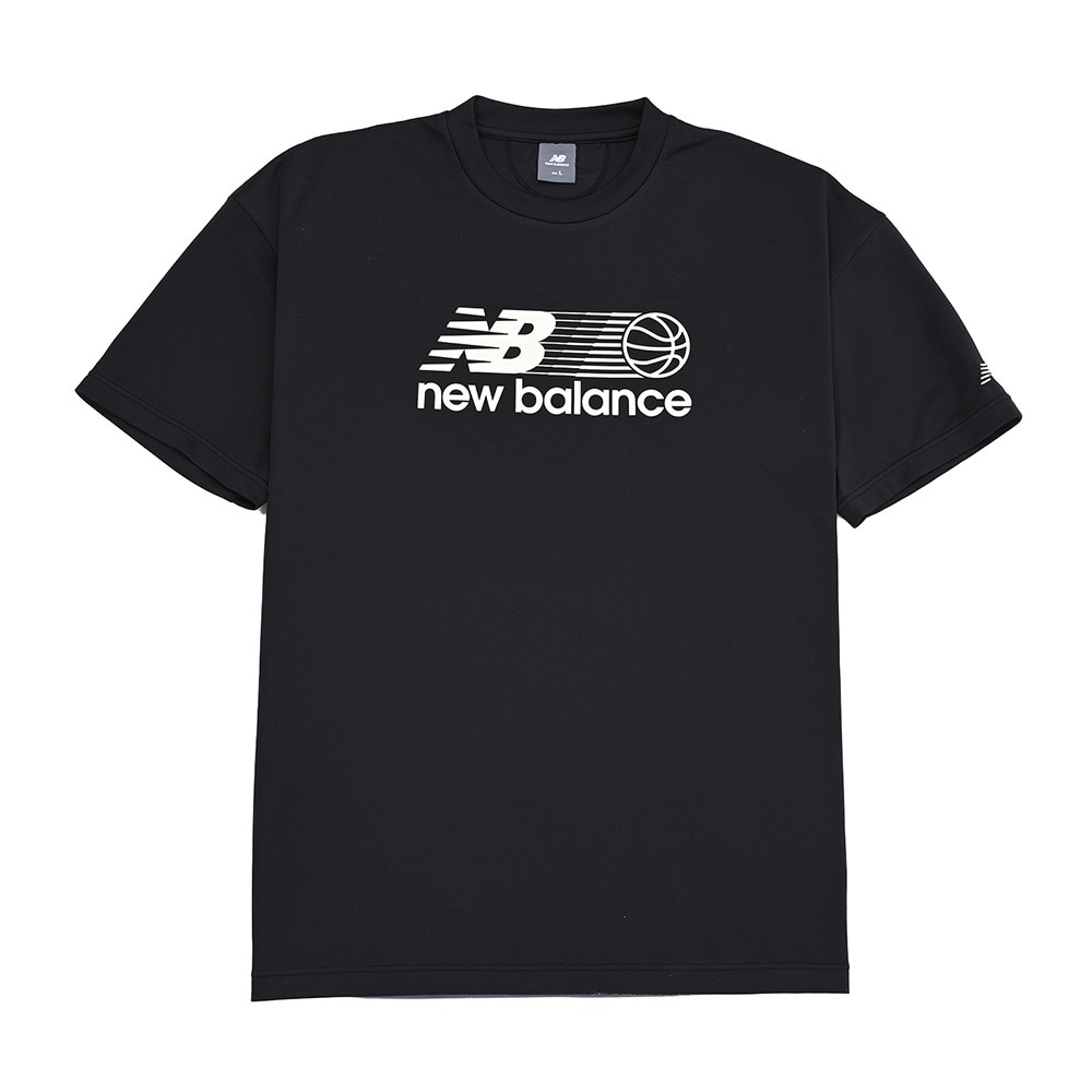 ニューバランス（new balance）（メンズ）【新商品】 バスケットボールウェア グラフィックショートスリーブTシャツ AMT55090BK