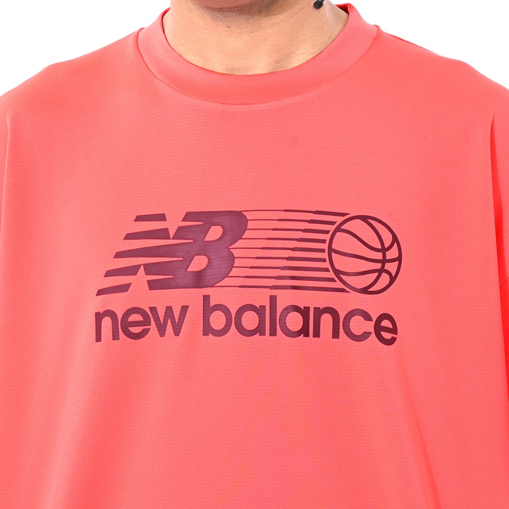 ニューバランス（new balance）（メンズ）バスケットボールウェア グラフィックショートスリーブTシャツ AMT55090DTR