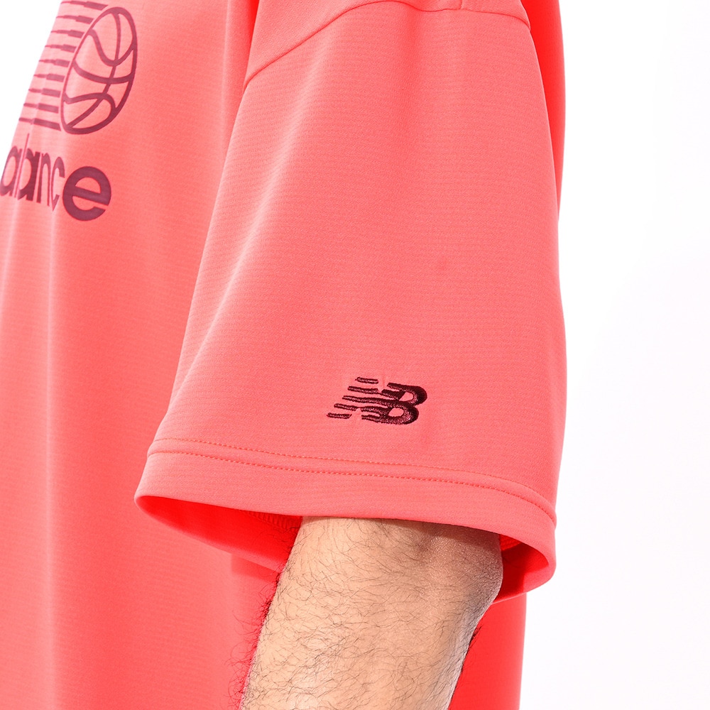 ニューバランス（new balance）（メンズ）バスケットボールウェア グラフィックショートスリーブTシャツ AMT55090DTR