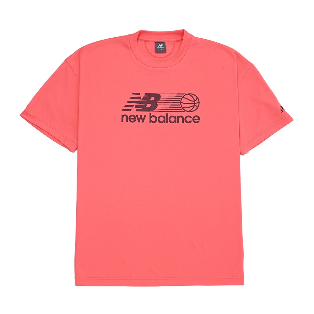 ニューバランス（new balance）（メンズ）バスケットボールウェア グラフィックショートスリーブTシャツ AMT55090DTR