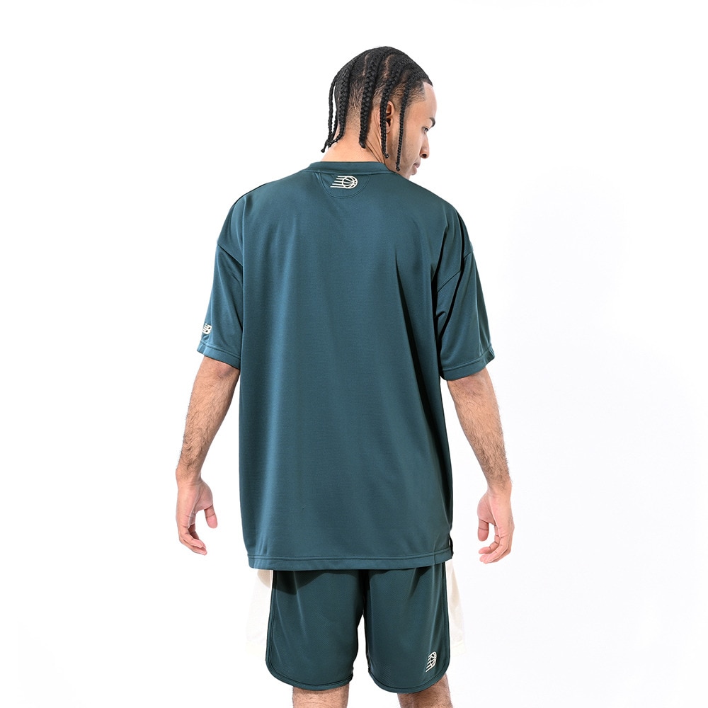 ニューバランス（new balance）（メンズ）【新商品】 バスケットボールウェア グラフィックショートスリーブTシャツ AMT55090NUS