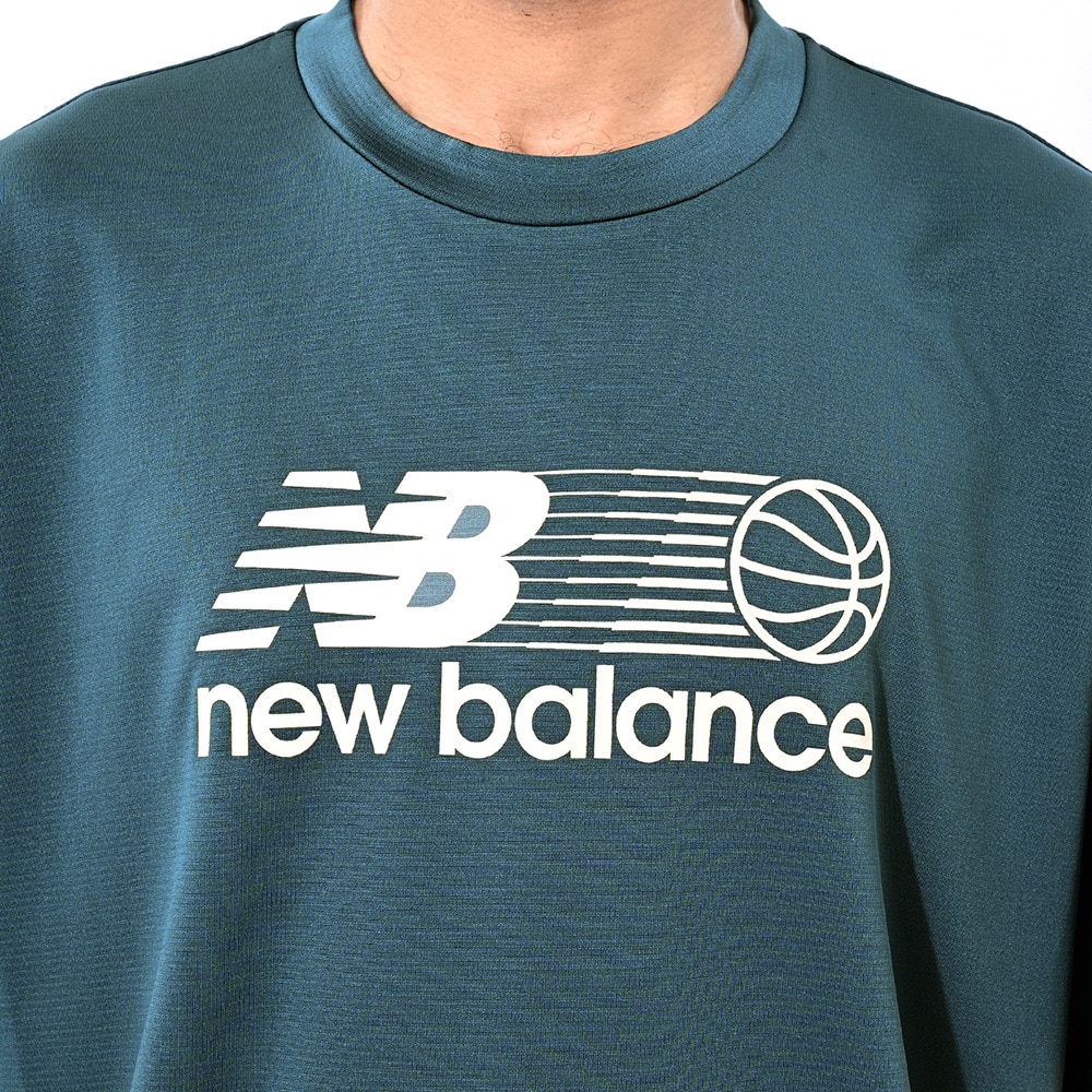 ニューバランス（new balance）（メンズ）【新商品】 バスケットボールウェア グラフィックショートスリーブTシャツ AMT55090NUS