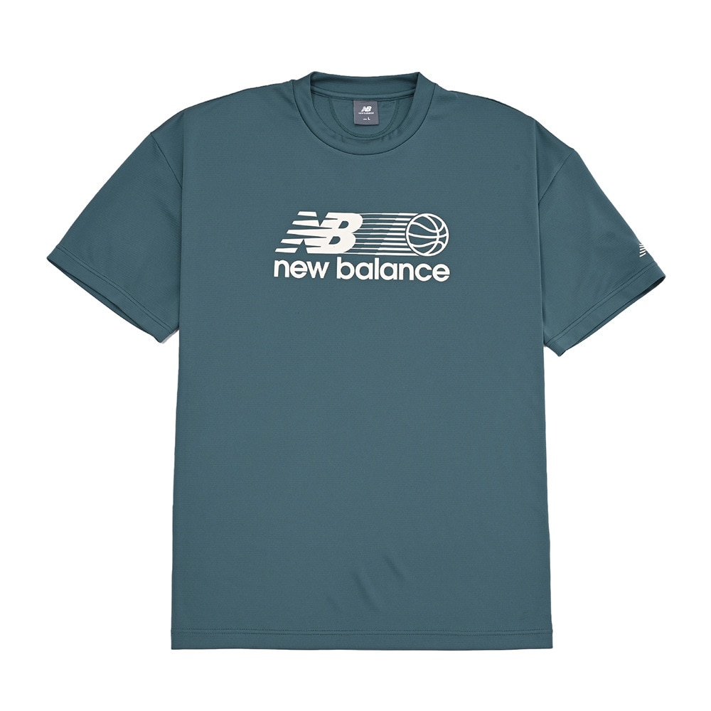 ニューバランス（new balance）（メンズ）【新商品】 バスケットボールウェア グラフィックショートスリーブTシャツ AMT55090NUS