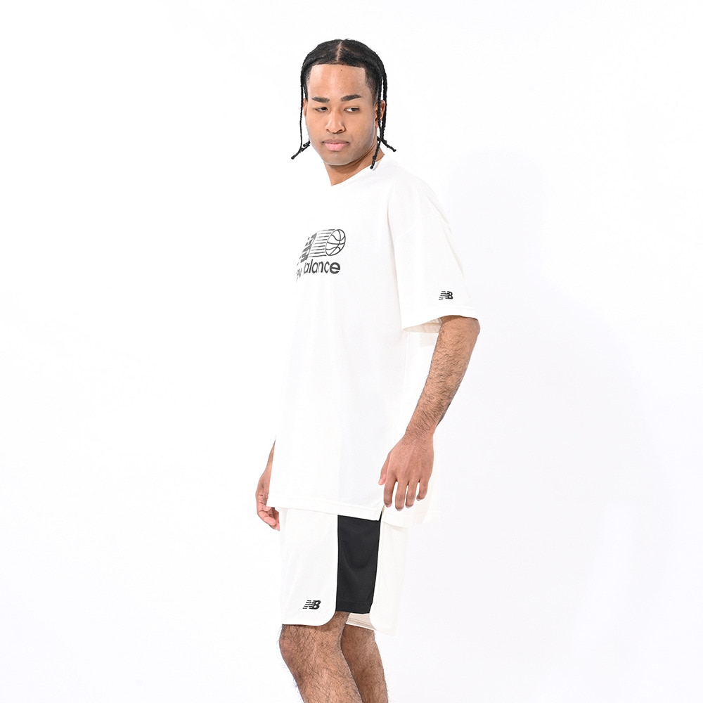 ニューバランス（new balance）（メンズ）【新商品】 バスケットボールウェア グラフィックショートスリーブTシャツ AMT55090SST