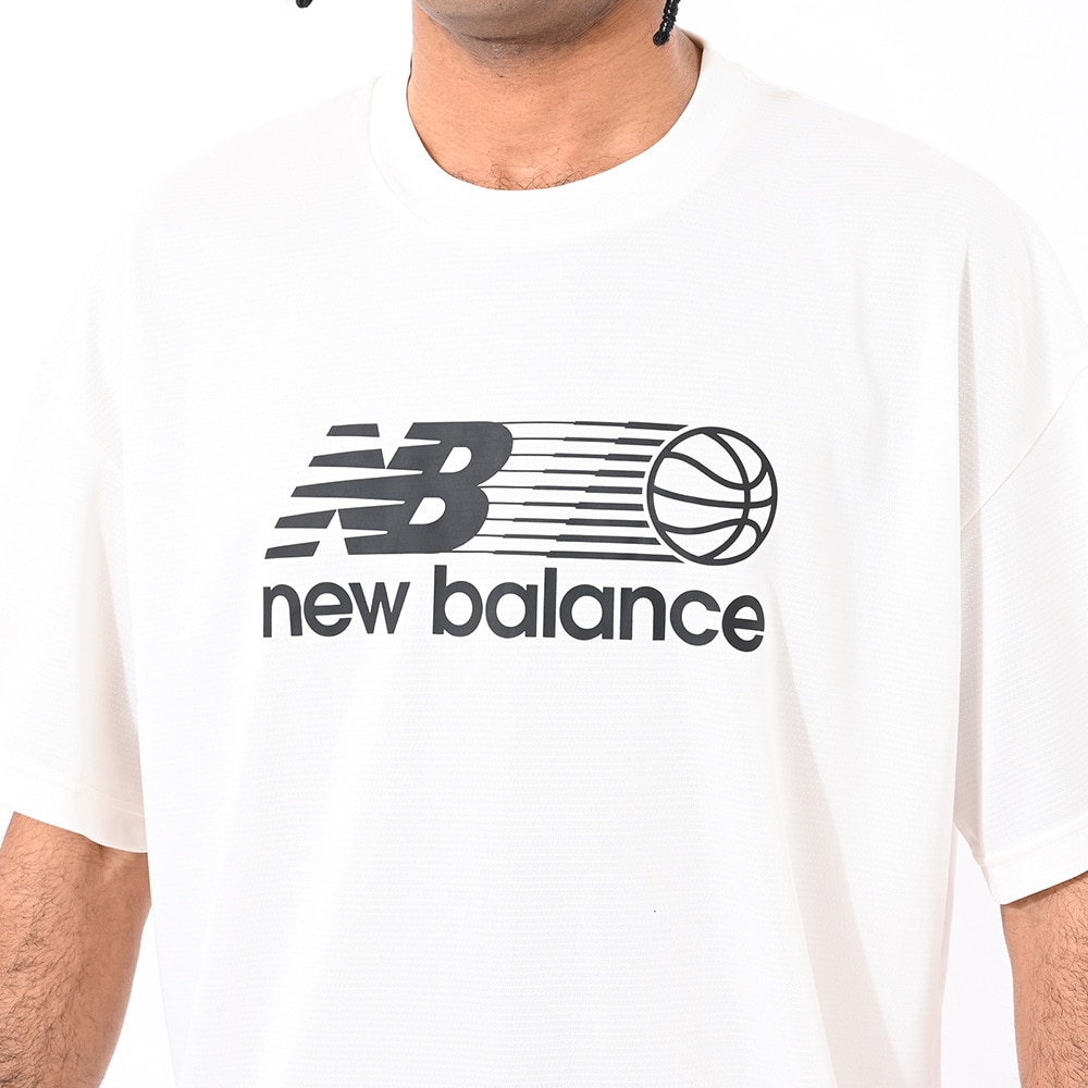 ニューバランス（new balance）（メンズ）【新商品】 バスケットボールウェア グラフィックショートスリーブTシャツ AMT55090SST