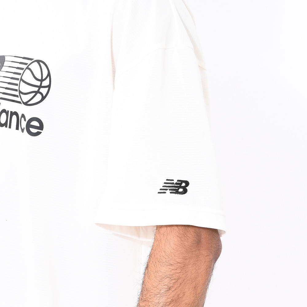 ニューバランス（new balance）（メンズ）【新商品】 バスケットボールウェア グラフィックショートスリーブTシャツ AMT55090SST