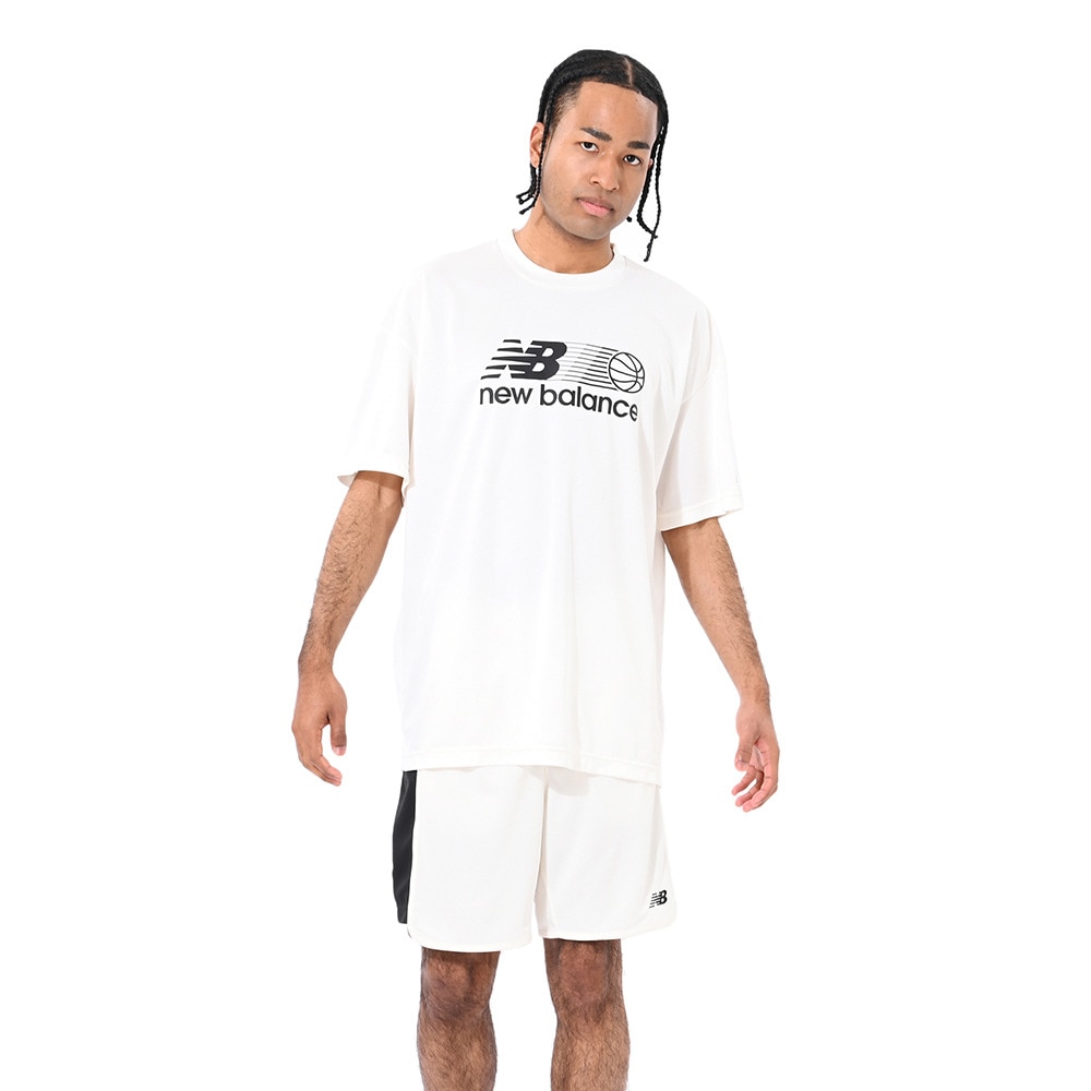 ニューバランス（new balance）（メンズ）【新商品】 バスケットボールウェア グラフィックショートスリーブTシャツ AMT55090SST