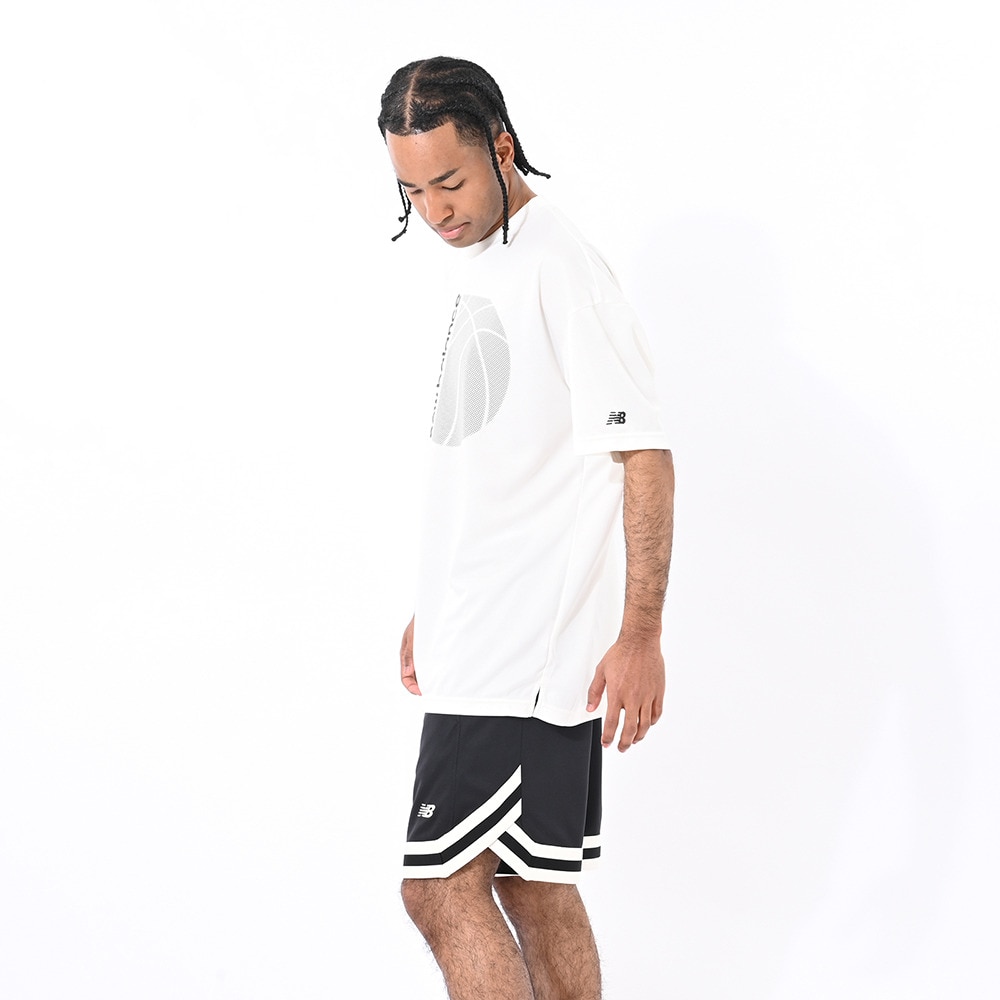 ニューバランス（new balance）（メンズ）【新商品】 バスケットボールウェア グラフィックショートスリーブTシャツ AMT55091SST