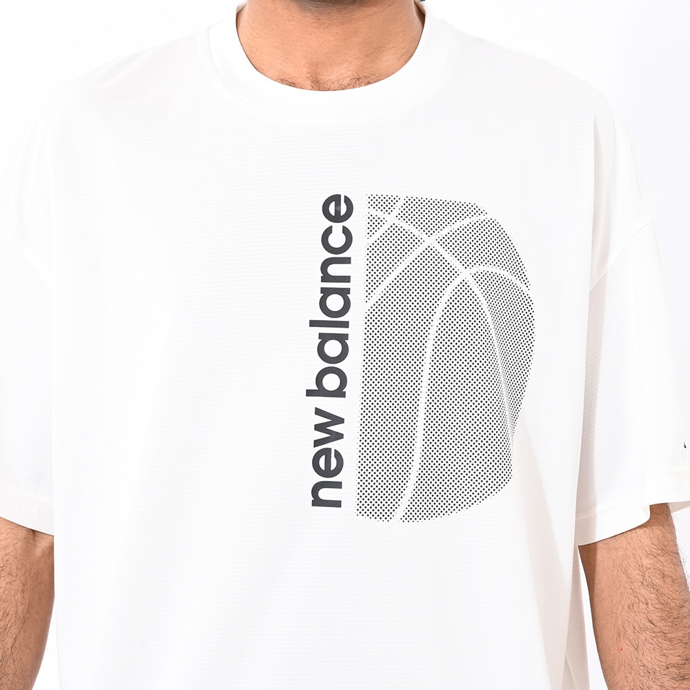 ニューバランス（new balance）（メンズ）【新商品】 バスケットボールウェア グラフィックショートスリーブTシャツ AMT55091SST