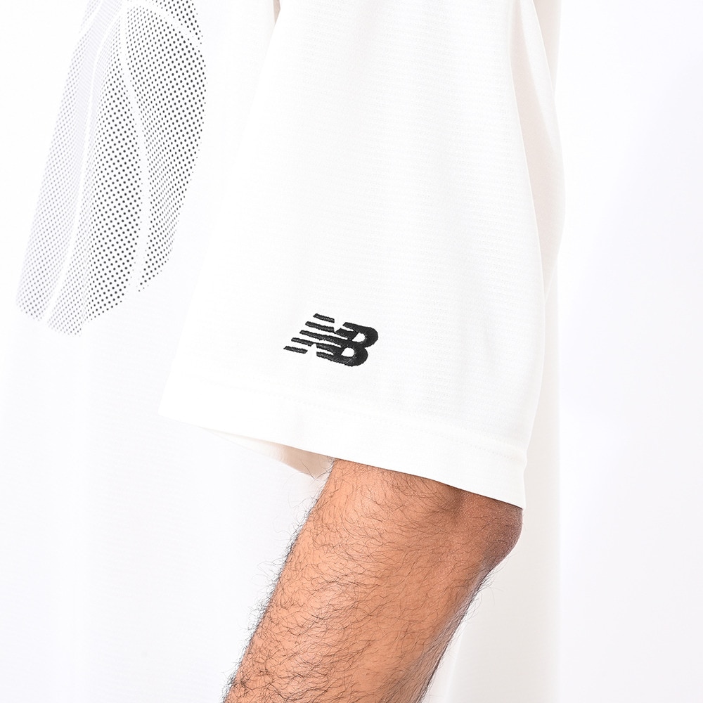 ニューバランス（new balance）（メンズ）【新商品】 バスケットボールウェア グラフィックショートスリーブTシャツ AMT55091SST