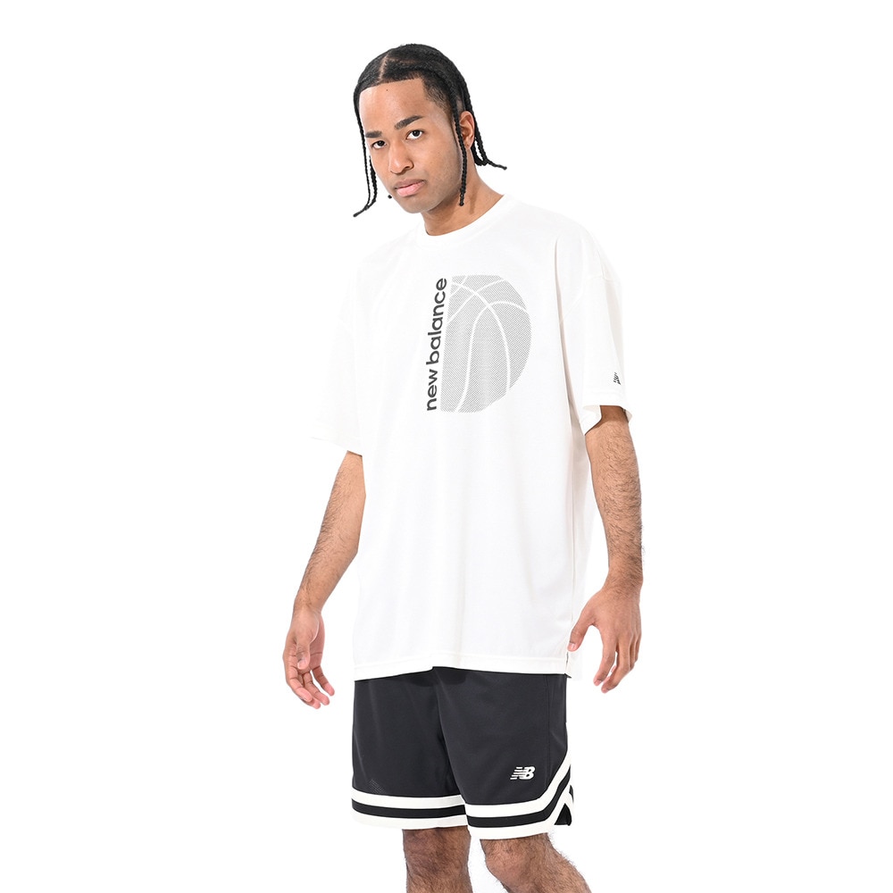ニューバランス（new balance）（メンズ）【新商品】 バスケットボールウェア グラフィックショートスリーブTシャツ AMT55091SST