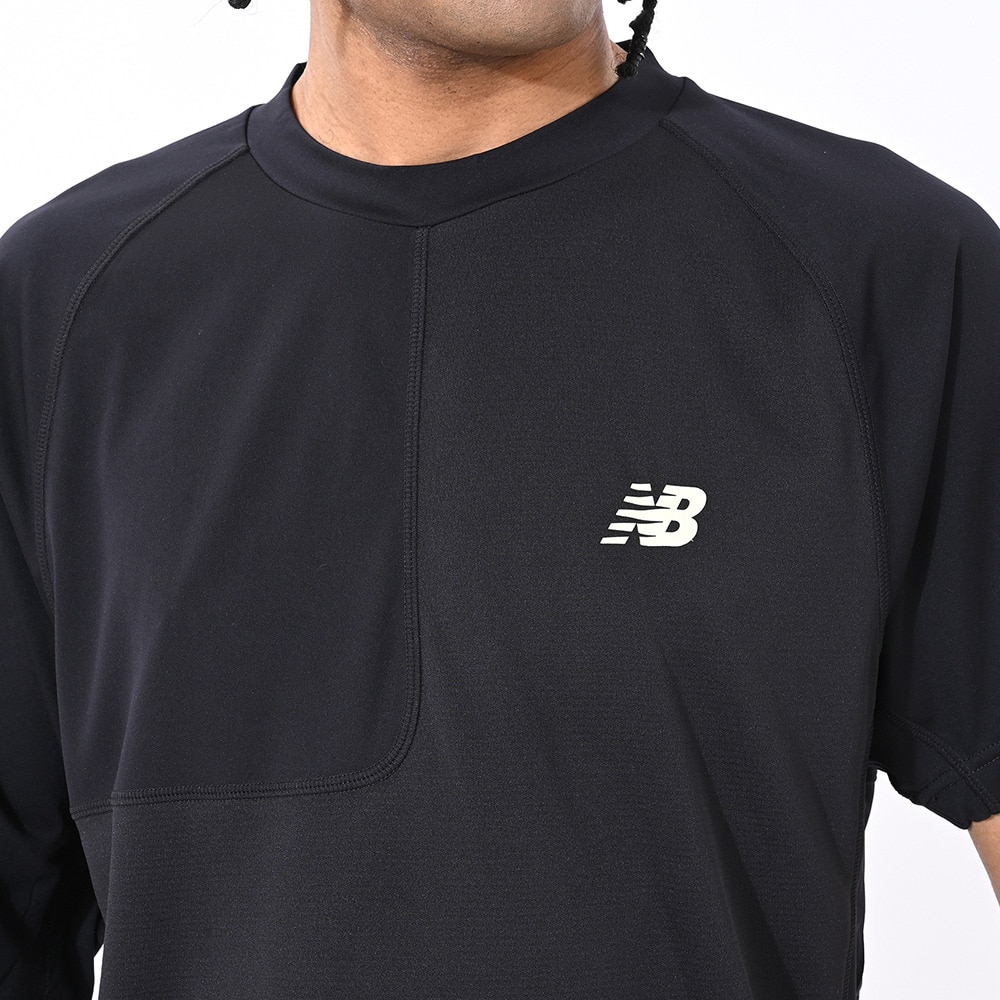 ニューバランス（new balance）（メンズ）【新商品】 バスケットボールウェア アシンメトリーニットシャツ AMT55094BK