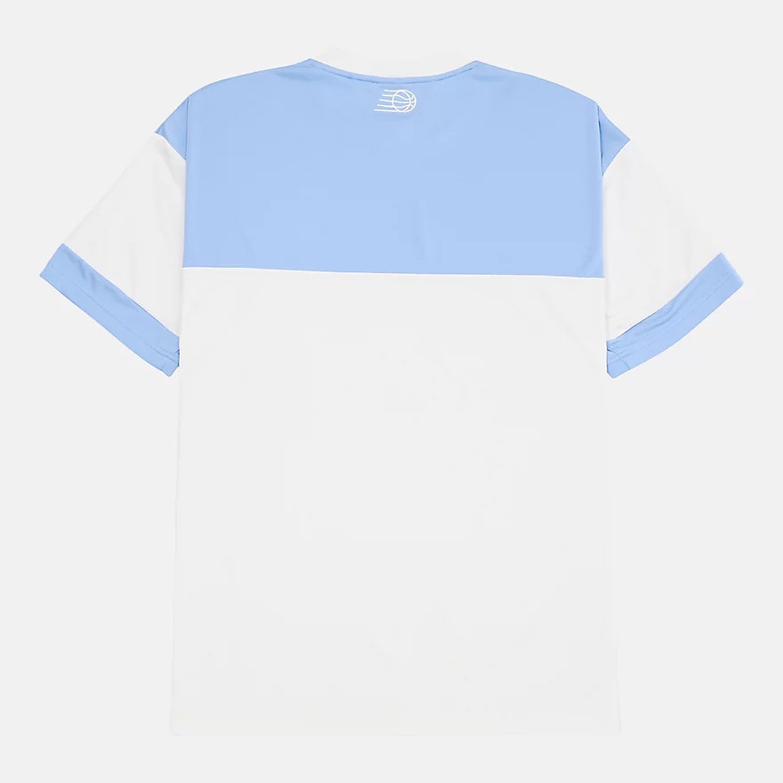 ニューバランス（new balance）（メンズ）【新商品】 バスケットボールウェア ブロック切り替え 半袖 Tシャツ AMT55095ELE