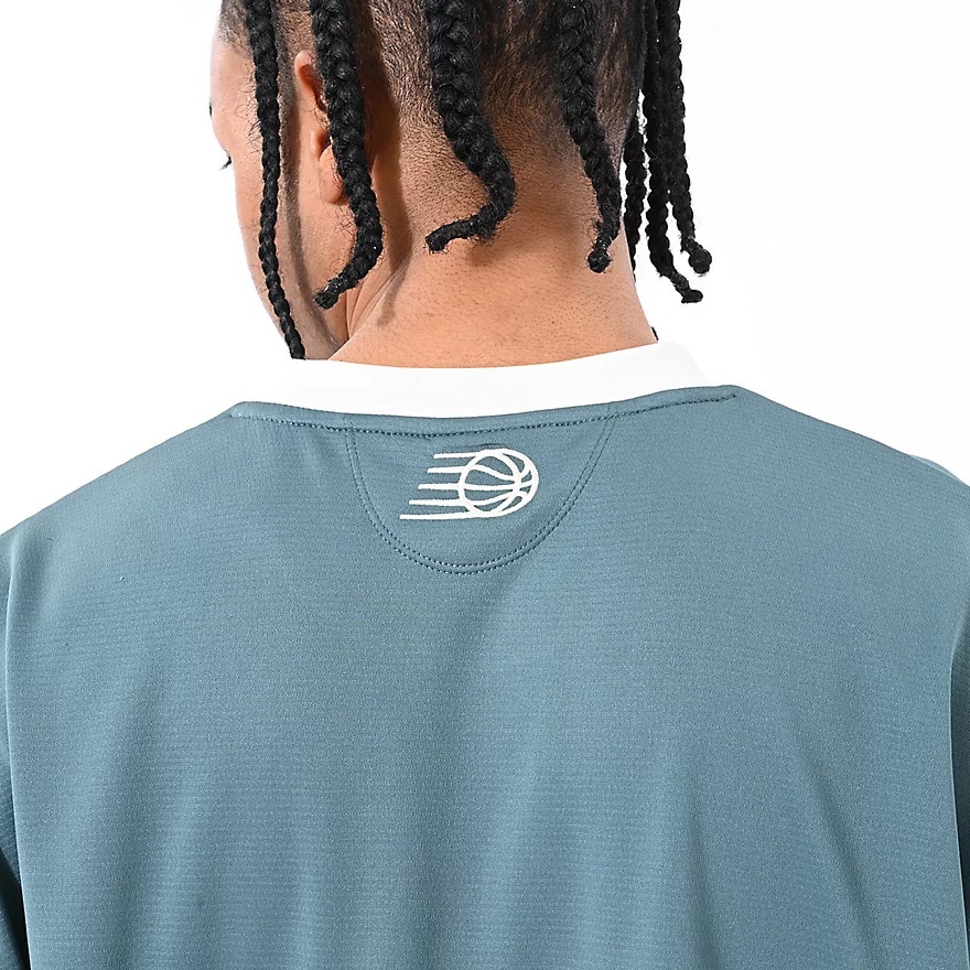 ニューバランス（new balance）（メンズ）【新商品】 バスケットボールウェア ブロック切り替え 半袖 Tシャツ AMT55095NUS
