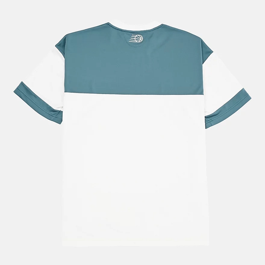 ニューバランス（new balance）（メンズ）【新商品】 バスケットボールウェア ブロック切り替え 半袖 Tシャツ AMT55095NUS