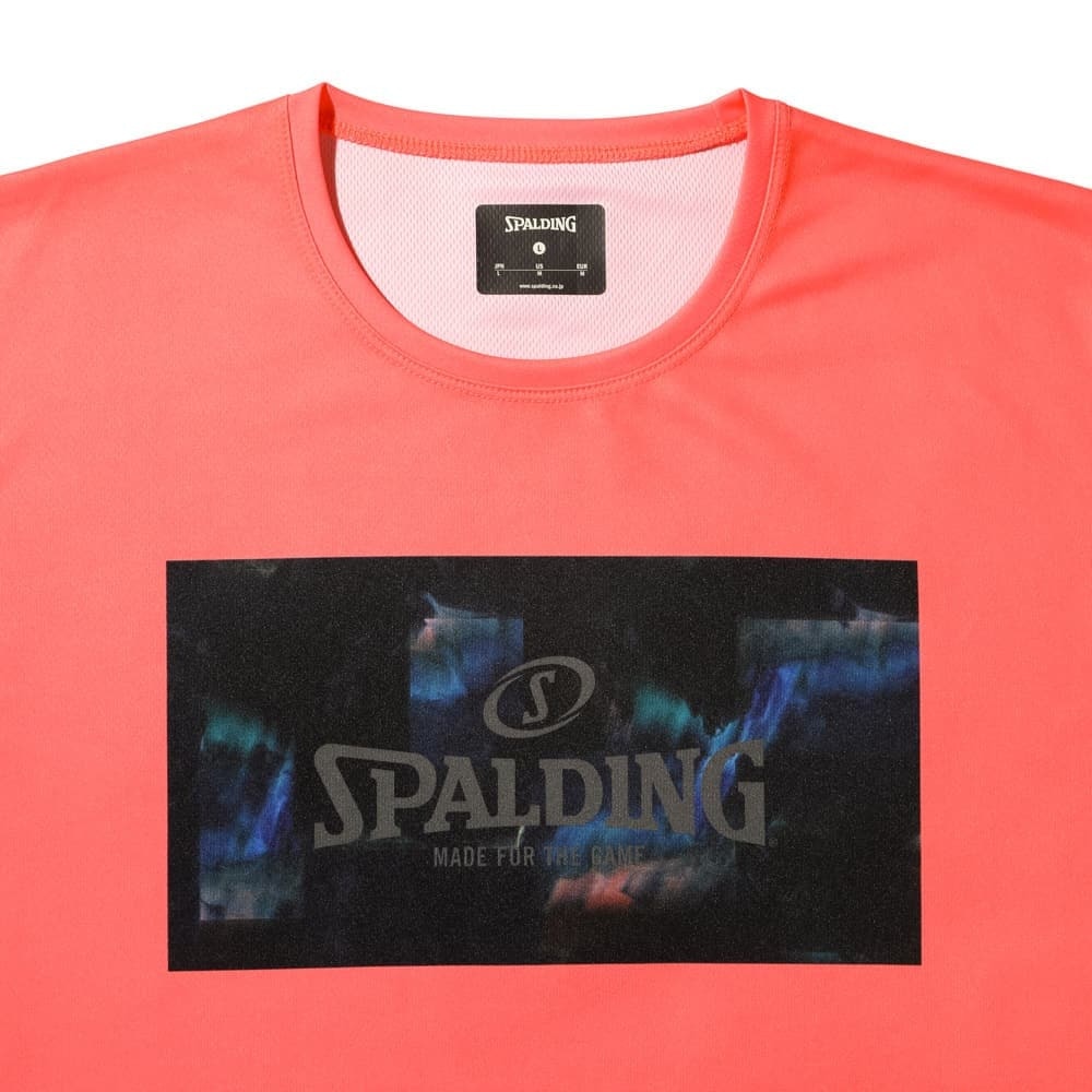 スポルディング（SPALDING）（メンズ）バスケットボールウェア Tシャツ バイオマーブル ロゴ SMT25009CO