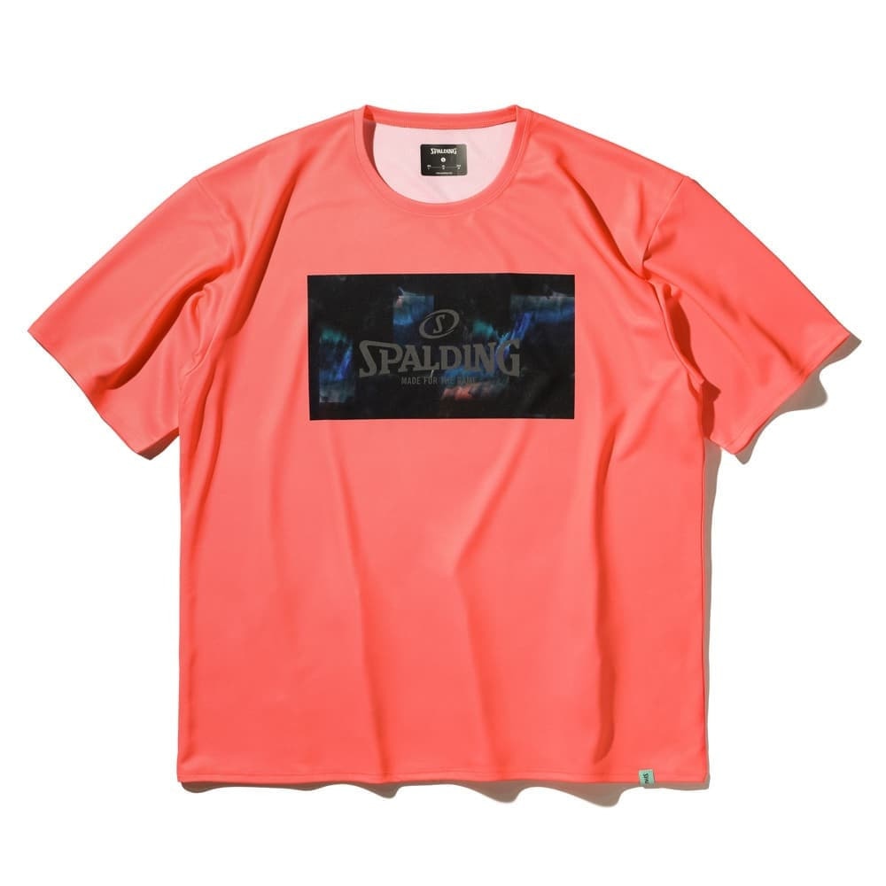 スポルディング（SPALDING）（メンズ）バスケットボールウェア Tシャツ バイオマーブル ロゴ SMT25009CO