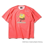 (メンズ)バスケットボールウェア Tシャツ スポンジ・ボブ ドリブル SMT25045SCO