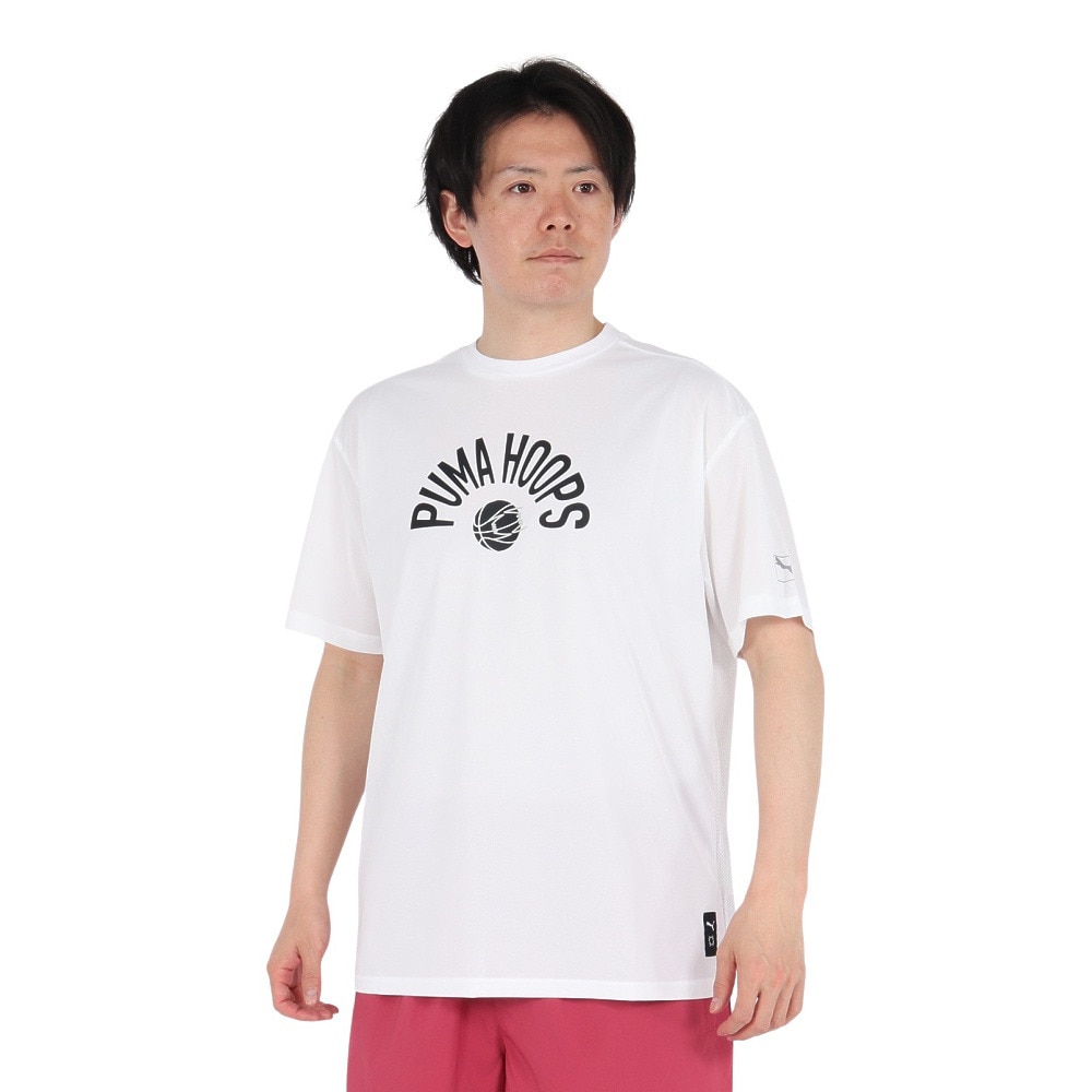プーマ（PUMA）（メンズ、レディース）【新商品】 バスケットボールウェア グラフィック ボール 半袖Tシャツ 52776402