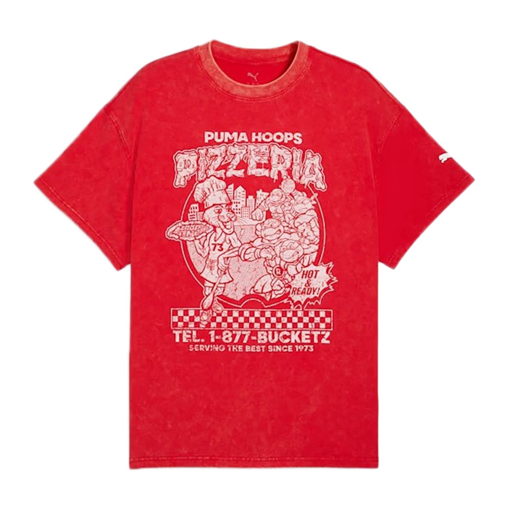 プーマ（PUMA）（メンズ）バスケットボールウェア HOOPS X TMNT 半袖Tシャツ I 63092801