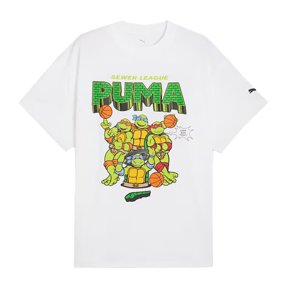 プーマ（PUMA）（メンズ）バスケットボールウェア HOOPS X TMNT 半袖Tシャツ II 63092901