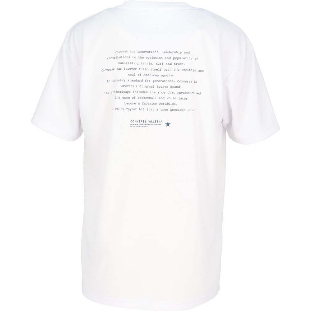 コンバース（CONVERSE）（メンズ、レディース）バスケットボールウェア プリントTシャツ CB251355-1100