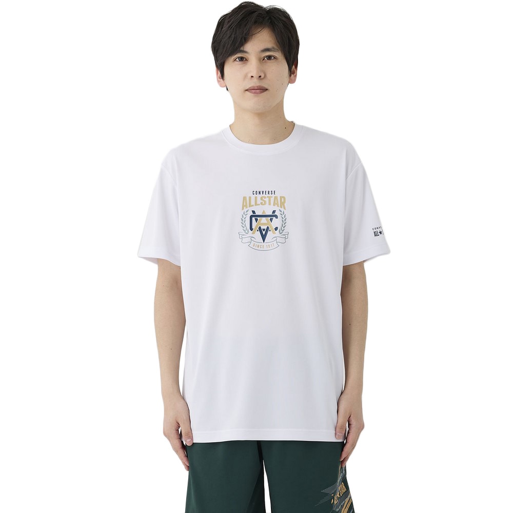 コンバース（CONVERSE）（メンズ、レディース）バスケットボールウェア プリントTシャツ CB251355-1100