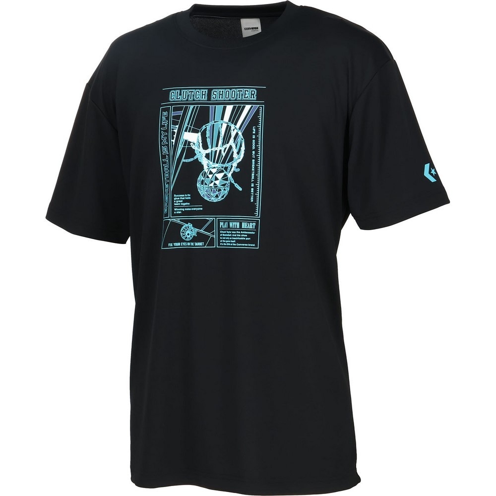 コンバース（CONVERSE）（メンズ、レディース）バスケットボールウェア プリントTシャツ CB251362-1924