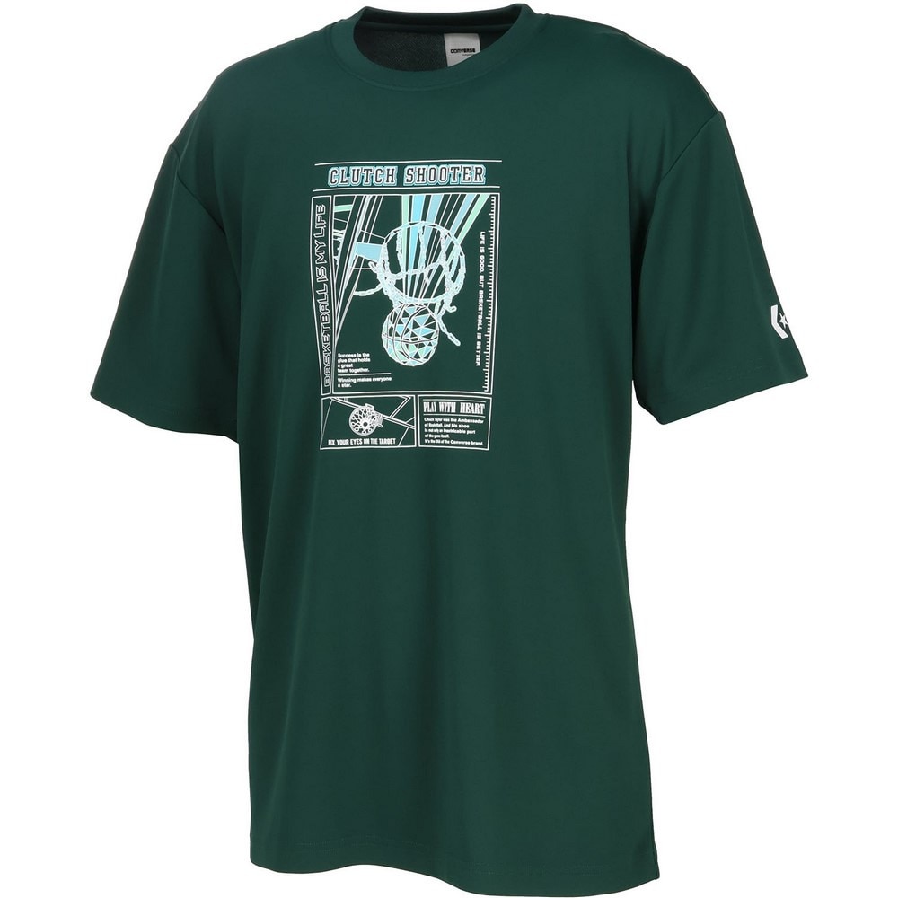 コンバース（CONVERSE）（メンズ、レディース）バスケットボールウェア プリントTシャツ CB251362-4700