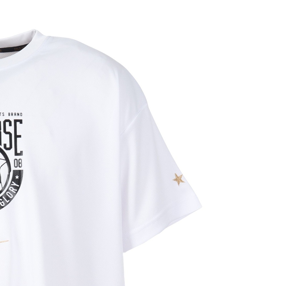 コンバース（CONVERSE）（メンズ）バスケットボールウェア ゴールドシリーズ プリントTシャツ CBG251351-1100