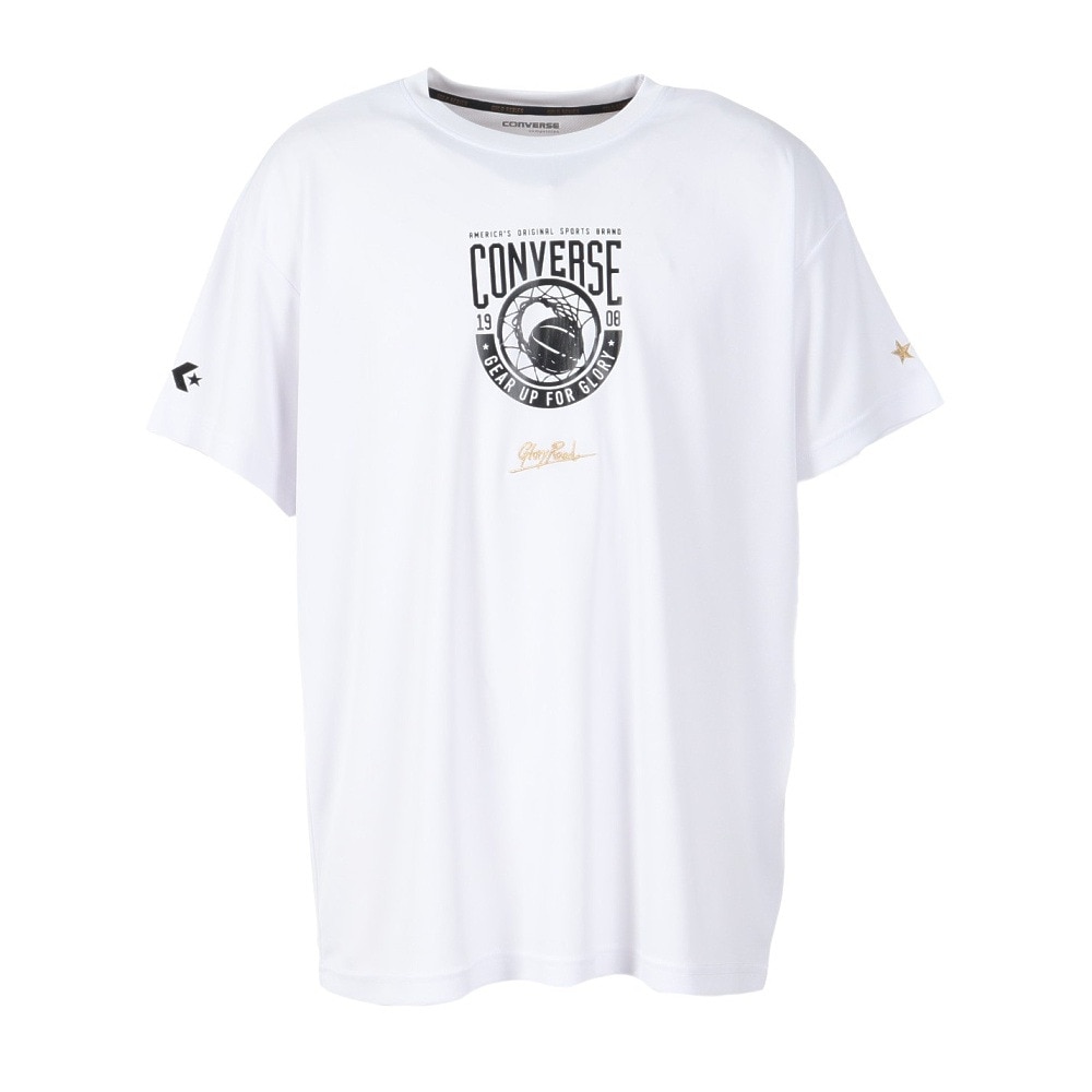 コンバース（CONVERSE）（メンズ）バスケットボールウェア ゴールドシリーズ プリントTシャツ CBG251351-1100