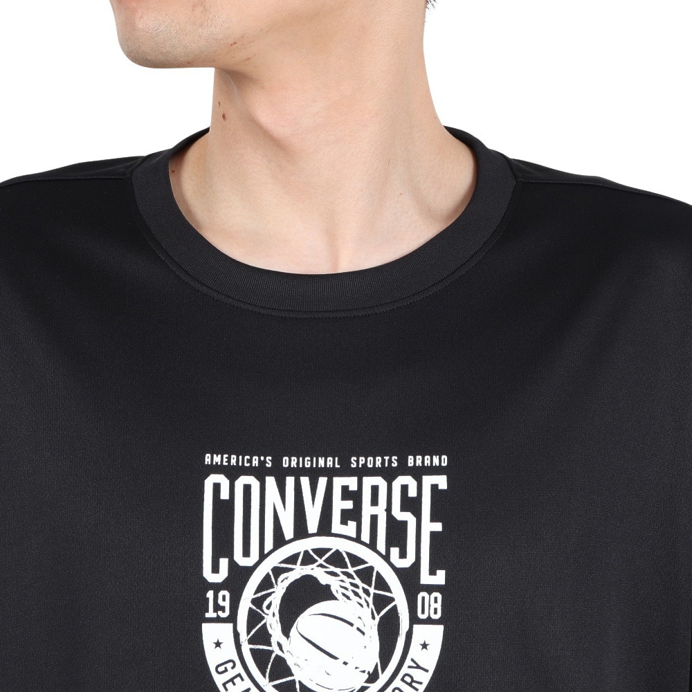 コンバース（CONVERSE）（メンズ、レディース）バスケットボールウェア ゴールドシリーズ プリントTシャツ CBG251351-1900