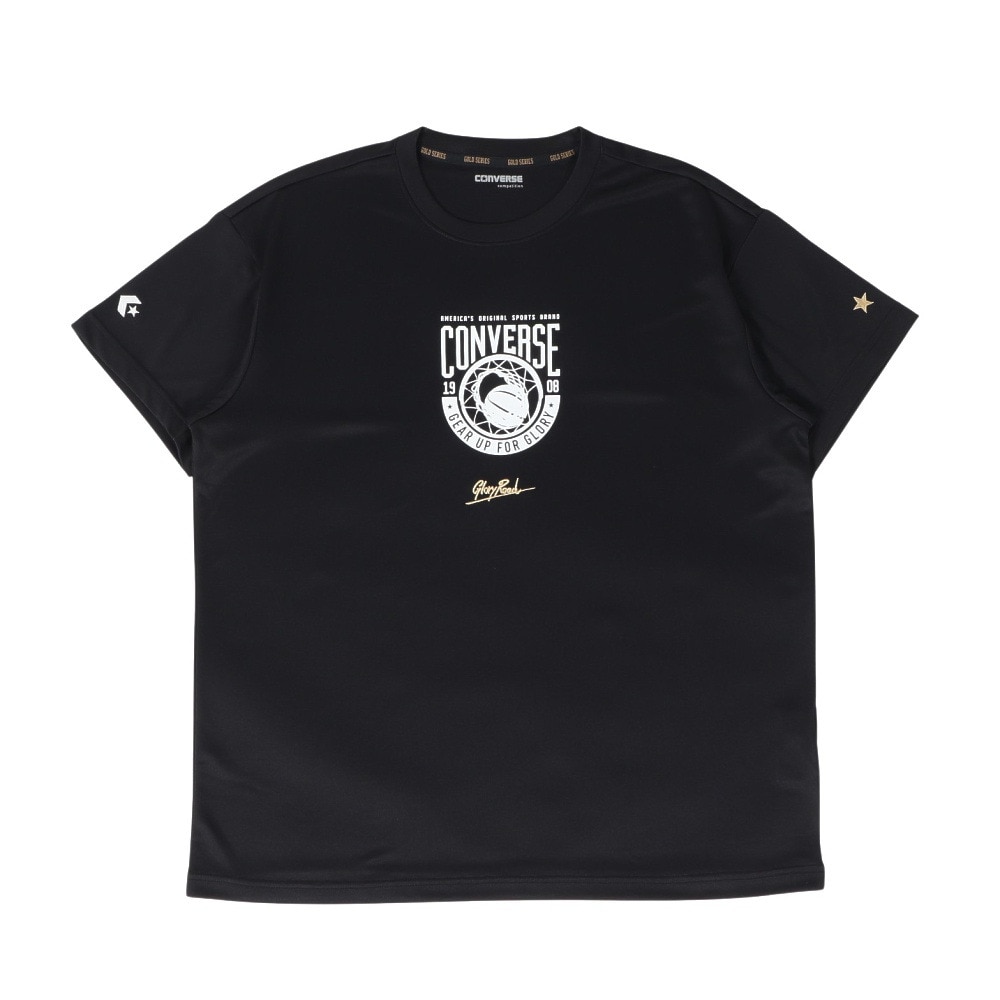 コンバース（CONVERSE）（メンズ、レディース）バスケットボールウェア ゴールドシリーズ プリントTシャツ CBG251351-1900