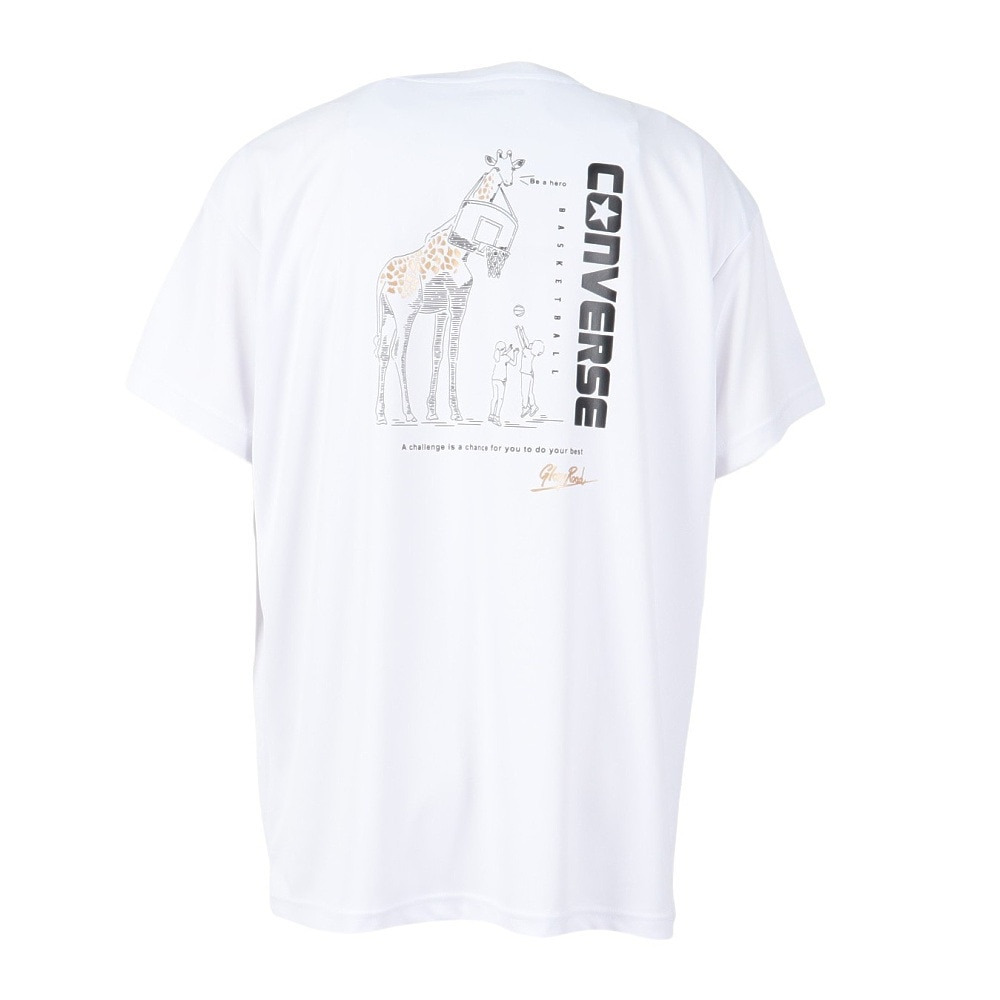 コンバース（CONVERSE）（メンズ、レディース）バスケットボールウェア ゴールドシリーズ プリントTシャツ CBG251352-1100