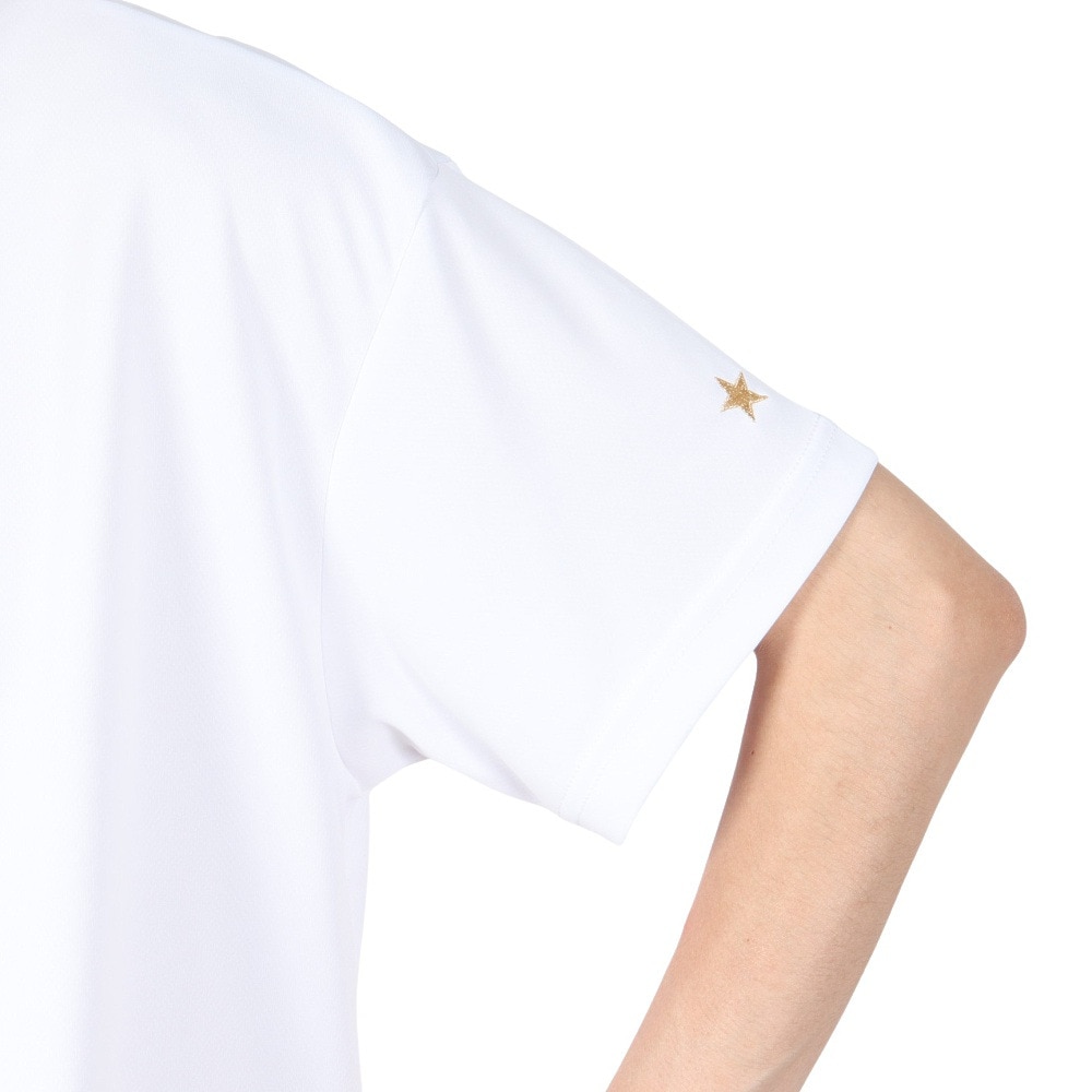 コンバース（CONVERSE）（メンズ、レディース）バスケットボールウェア ゴールドシリーズ プリントTシャツ CBG251352-1100