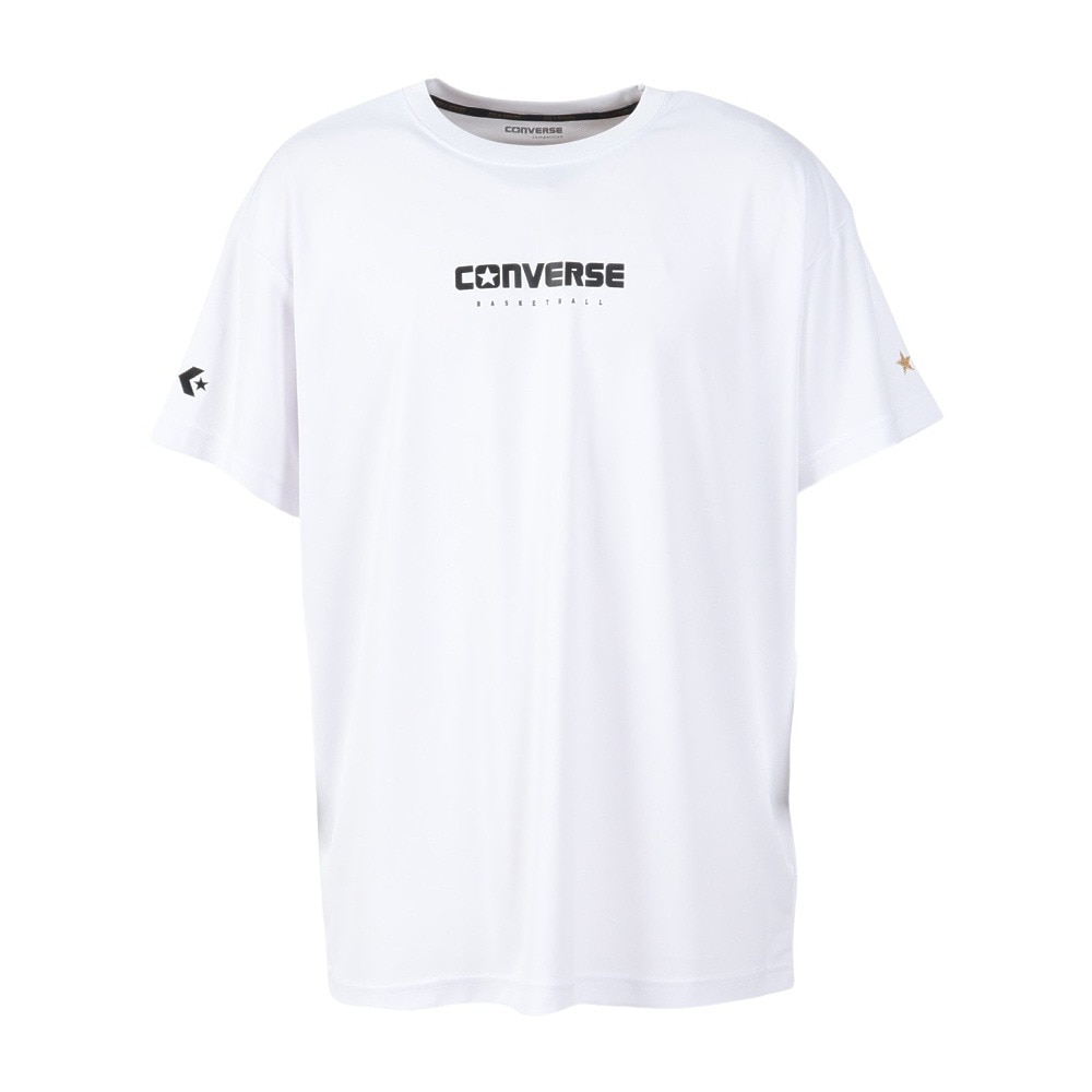 コンバース（CONVERSE）（メンズ、レディース）バスケットボールウェア ゴールドシリーズ プリントTシャツ CBG251352-1100