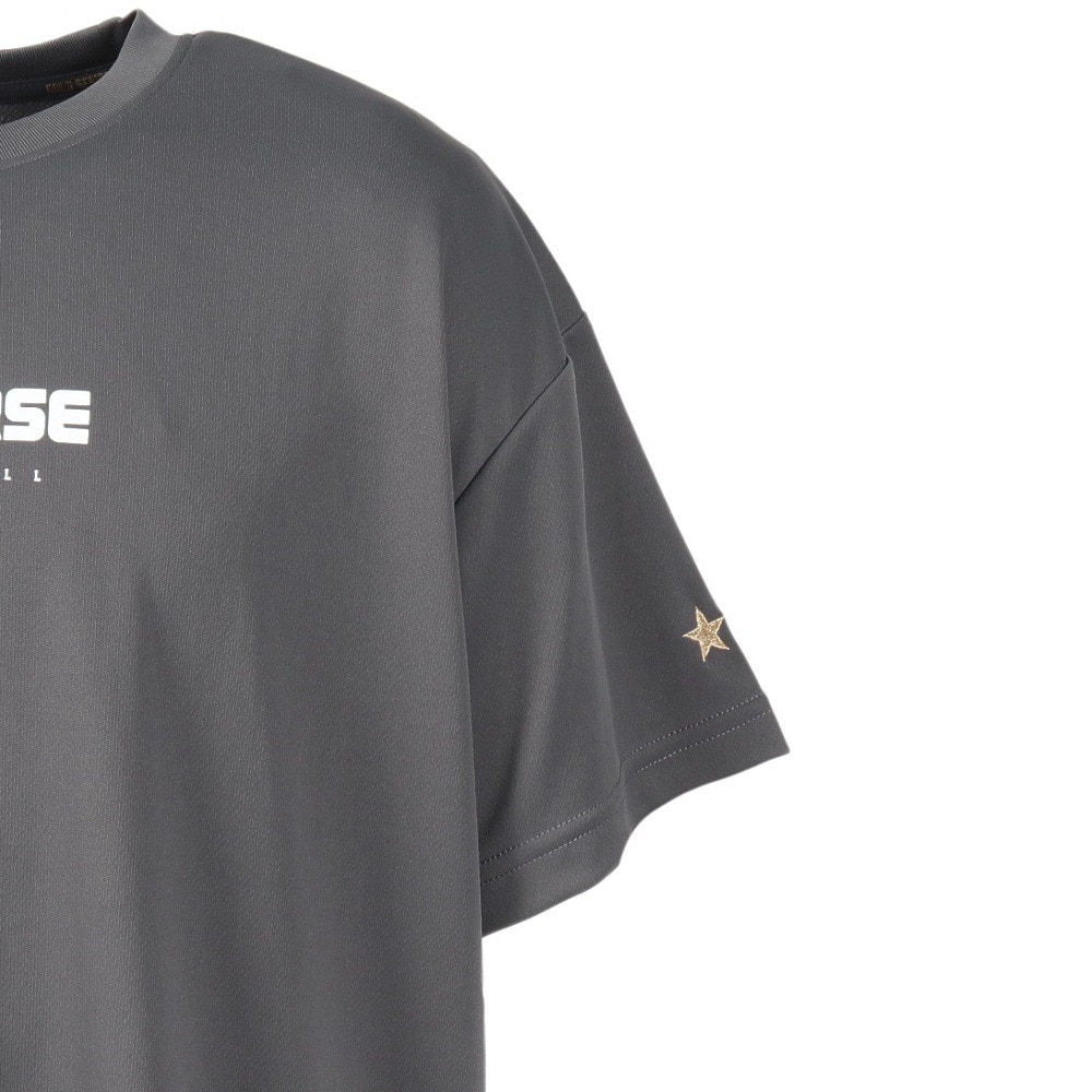 コンバース（CONVERSE）（メンズ、レディース）バスケットボールウェア ゴールドシリーズ プリントTシャツ CBG251352-1800