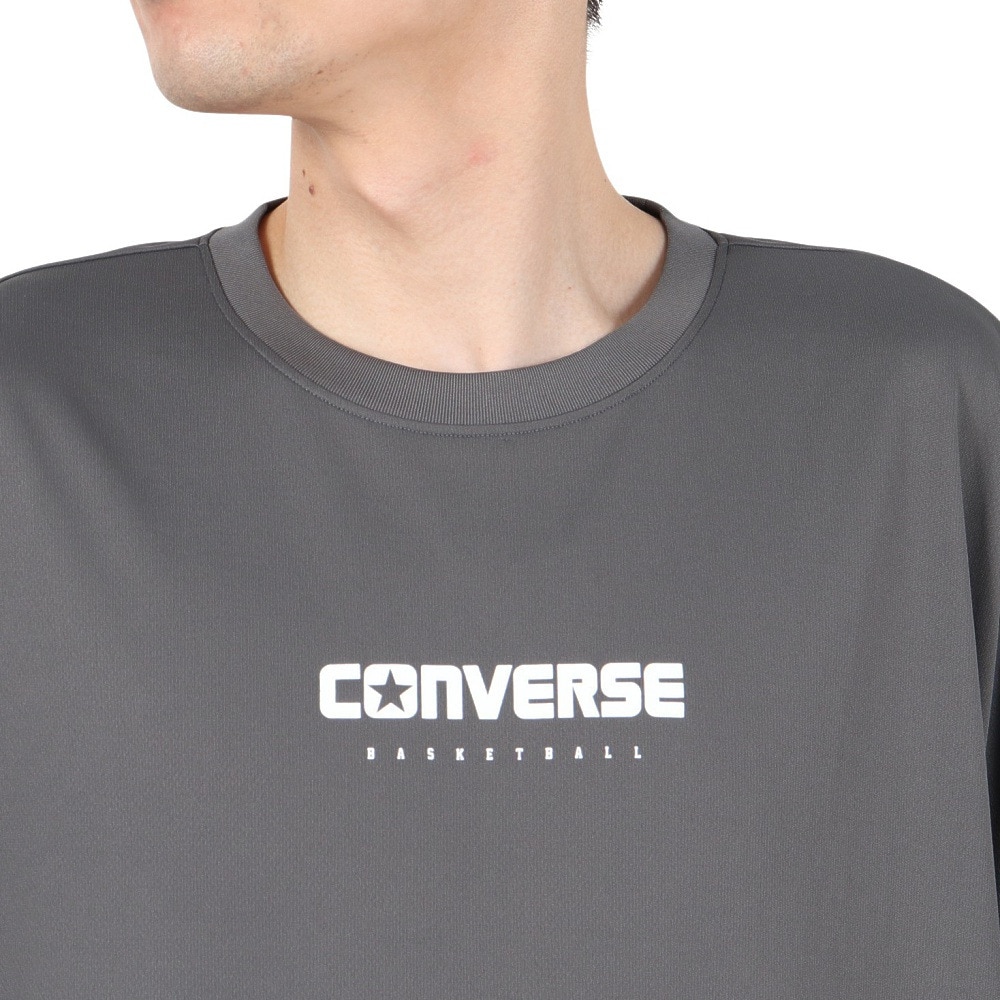 コンバース（CONVERSE）（メンズ、レディース）バスケットボールウェア ゴールドシリーズ プリントTシャツ CBG251352-1800