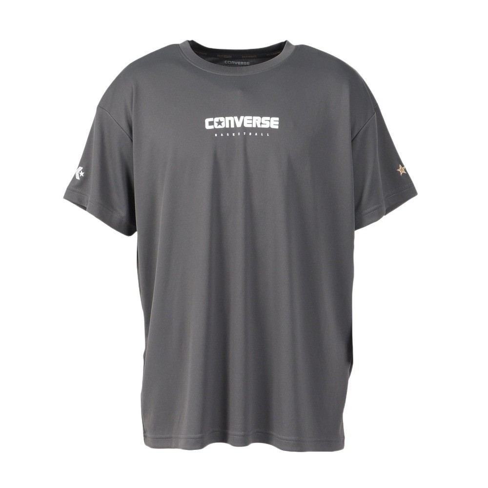 コンバース（CONVERSE）（メンズ、レディース）バスケットボールウェア ゴールドシリーズ プリントTシャツ CBG251352-1800