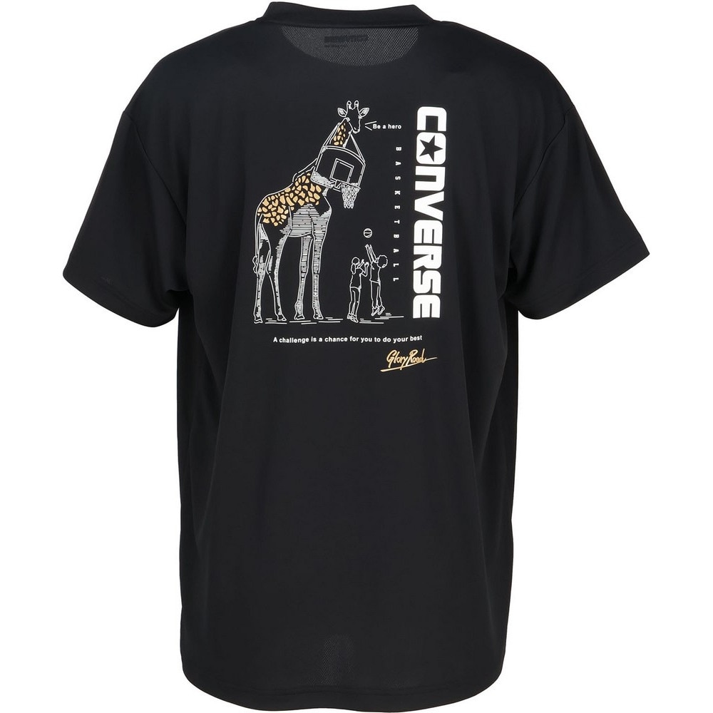 コンバース（CONVERSE）（メンズ、レディース）バスケットボールウェア ゴールドシリーズ プリントTシャツ CBG251352-1900