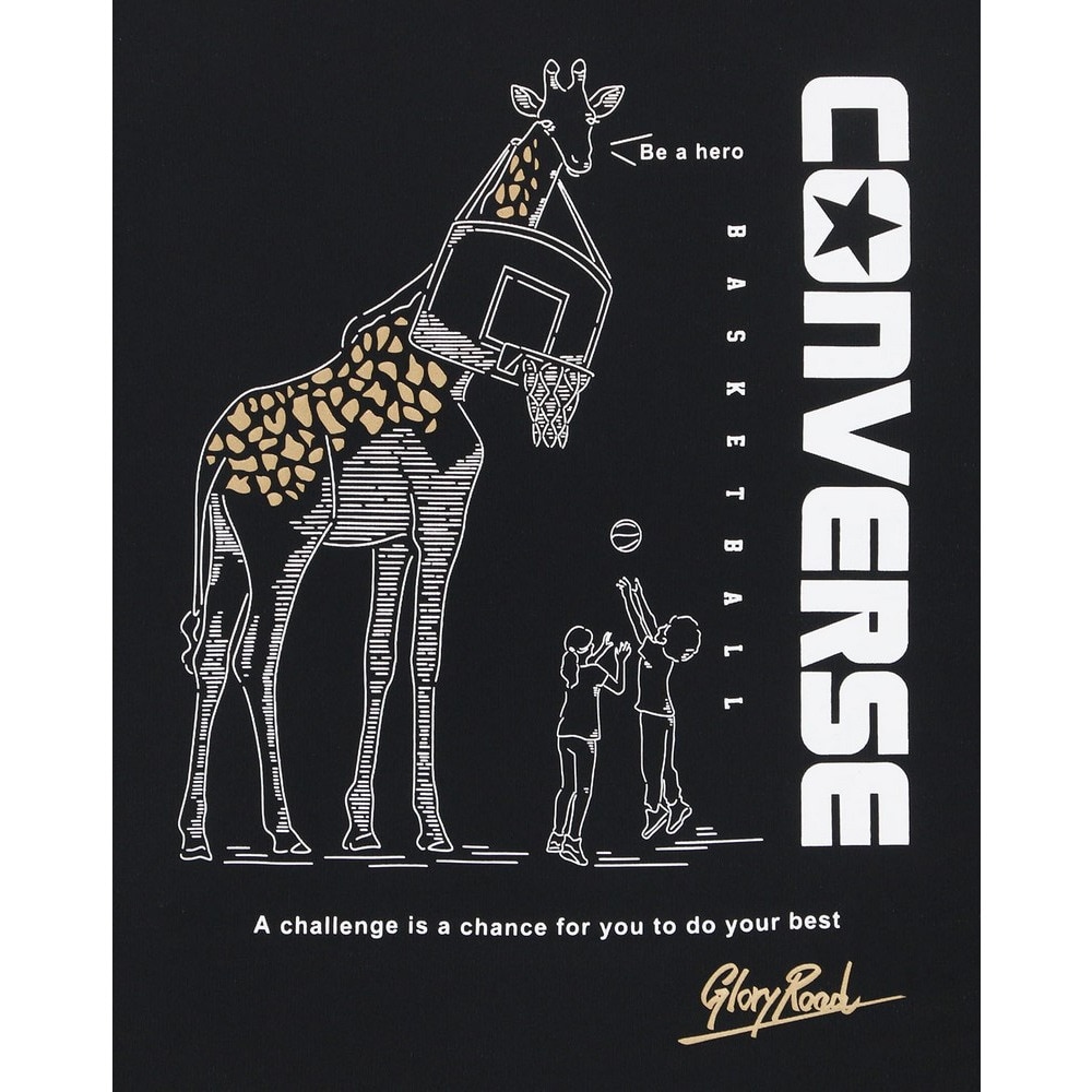 コンバース（CONVERSE）（メンズ、レディース）バスケットボールウェア ゴールドシリーズ プリントTシャツ CBG251352-1900