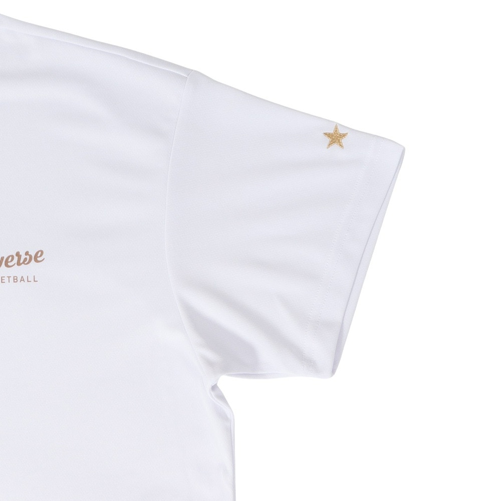 コンバース（CONVERSE）（メンズ、レディース）バスケットボールウェア ゴールドシリーズ プリントTシャツ CBG251353-1100