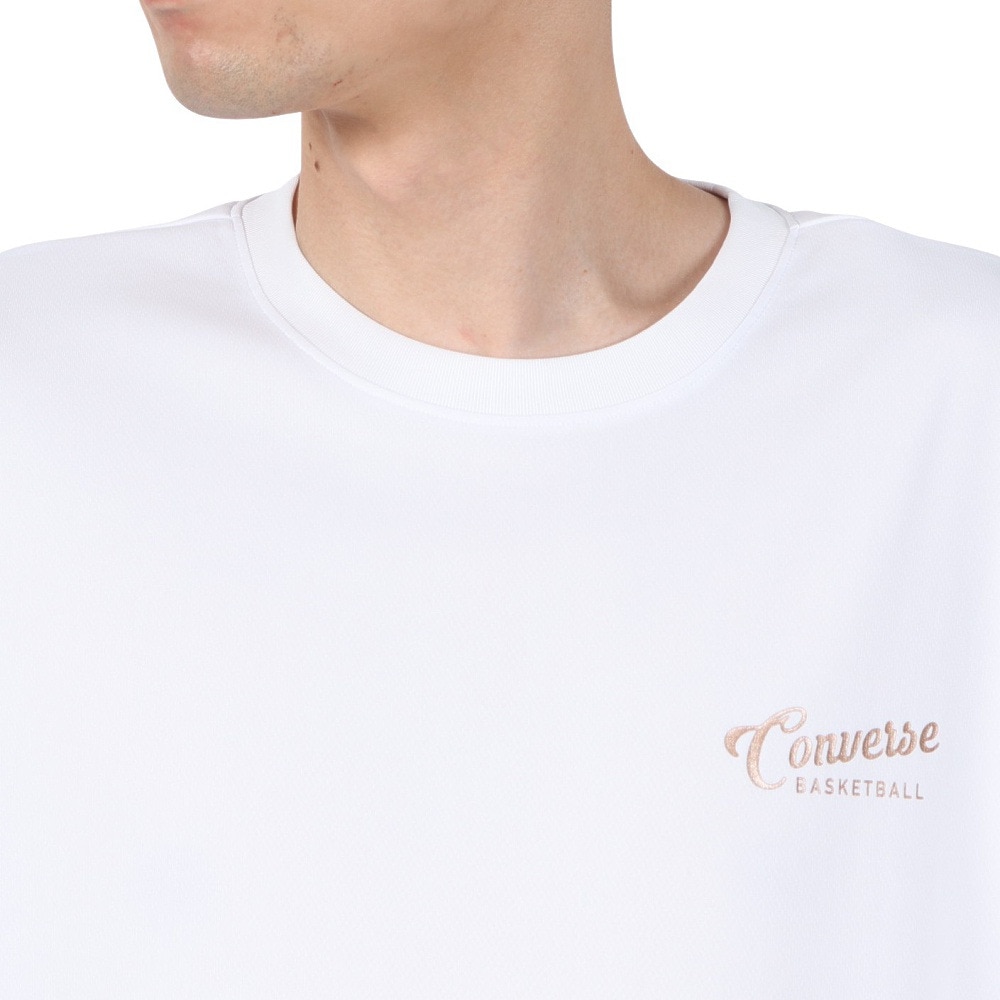 コンバース（CONVERSE）（メンズ、レディース）バスケットボールウェア ゴールドシリーズ プリントTシャツ CBG251353-1100