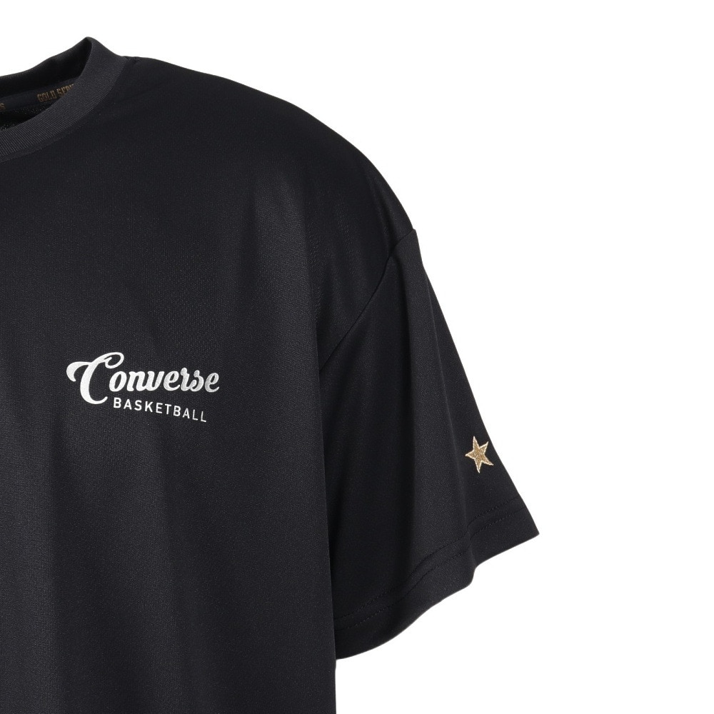 コンバース（CONVERSE）（メンズ、レディース）バスケットボールウェア ゴールドシリーズ プリントTシャツ CBG251353-1900