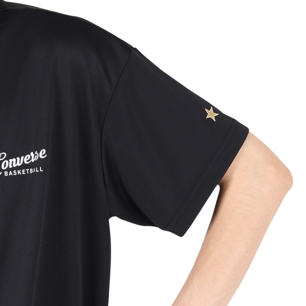 コンバース（CONVERSE）（メンズ、レディース）バスケットボールウェア ゴールドシリーズ プリントTシャツ CBG251353-1900