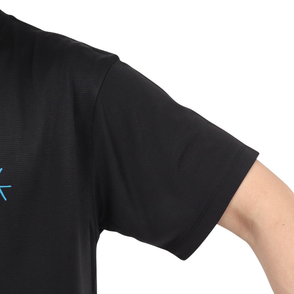 アクター（AKTR）（メンズ）バスケットボールウェア ASTERISK ルーズフィット スポーツ Tシャツ 125-004005 BK