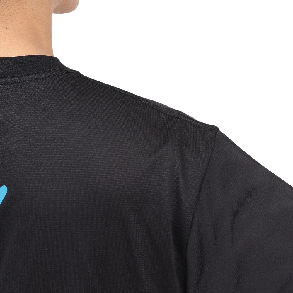 アクター（AKTR）（メンズ）バスケットボールウェア ASTERISK ルーズフィット スポーツ Tシャツ 125-004005 BK